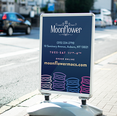 Moonflower Branding branding design graphic design hiremarthalynnlaskie logo marketing typography yonkersagency