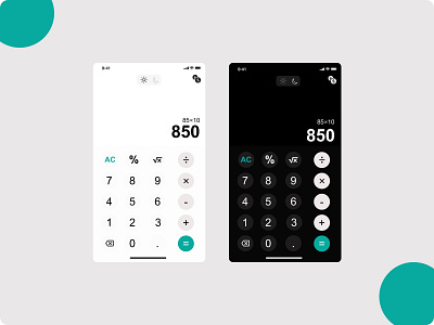 Standard Calculator design graphic design ui