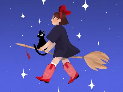 KIKI character design color concept art design digital art editorial illustration illustration visual development