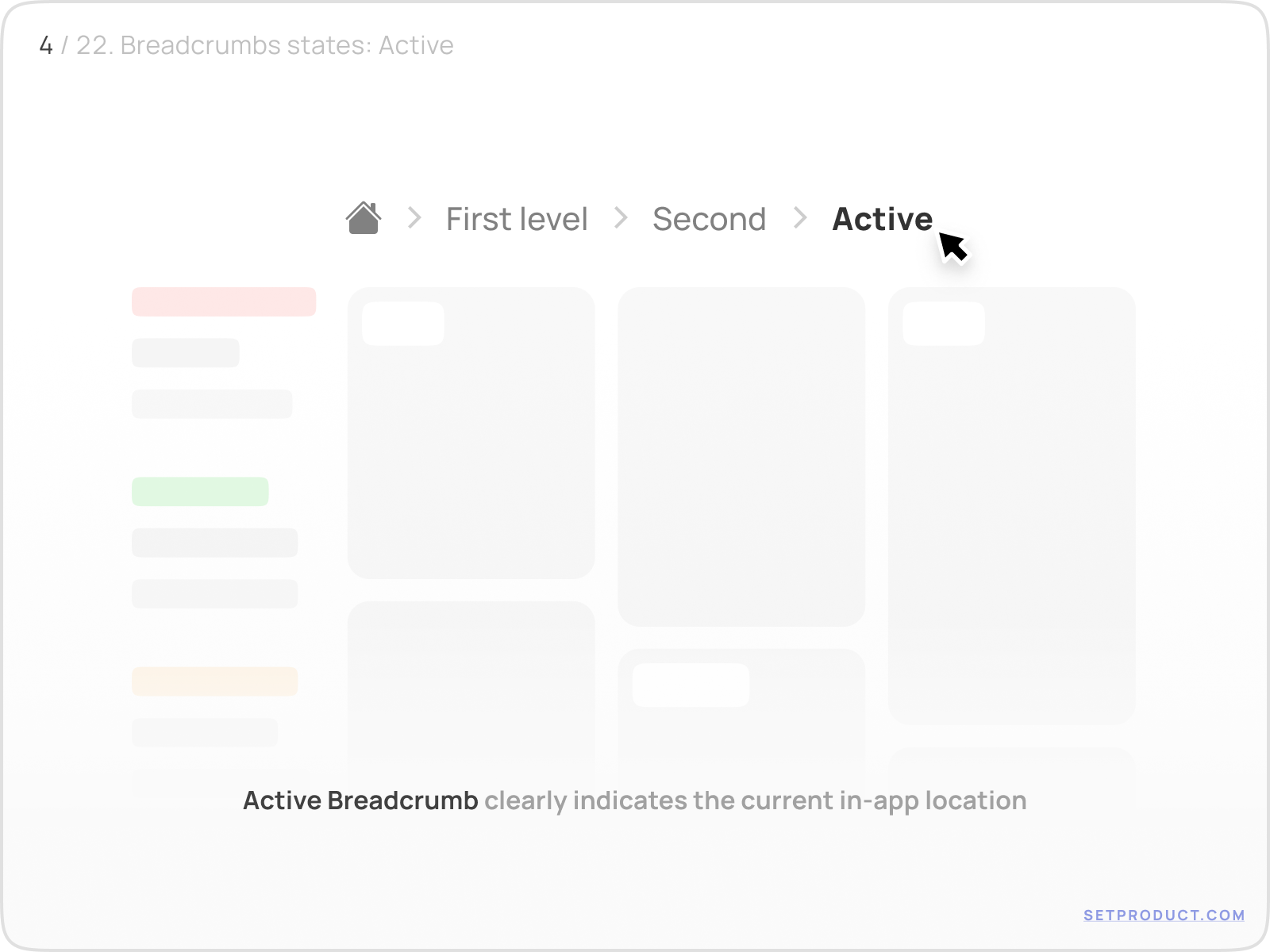 Breadcrumbs UI design guides Tips, styles & templates by Roman