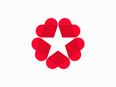 Love Star design heart logo logodesign love mark star symbol