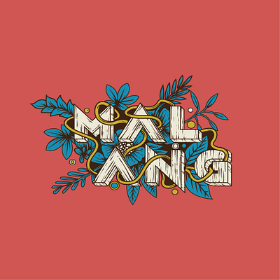 MALANG badge logo brand identity branding graphic design illustration logo typography vector