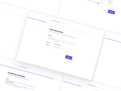 Multi Step Form & Onboarding app branding designsystem desktop desktopapp form productdesign ui userexperience userinterface ux