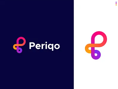 Modern P Logo - Periqo Logo Design brand identity branding colorful creative creative logo ecommerce gradient illustration lettermark logo logo design logo mark logos mehpix modern logo only1mehedi p letter logo p logo picox symbol