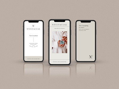 NYCFacial Canva Social Media Templates branding canva canva templates design esthetician logo luxurious luxurious brand luxury luxury brand minimal logo design modern modern monogram monogram design skincare skincare logo social media social media templates typography vector