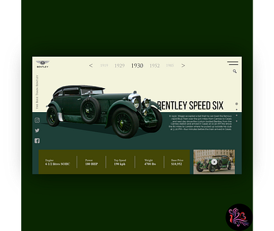 Classic landing page design adobe photoshop adobe xd bentley car website graphic design landing page landing page design ui ui ux ux website website design