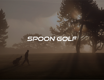 Spoon Golf Brand Identity branding logo typography