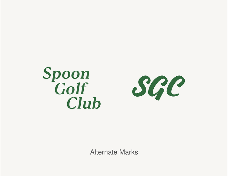 Spoon Golf Brand Identity by Chase Ballard on Dribbble