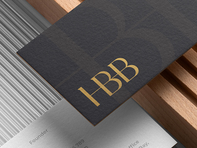 HBB brand identity branding business card collateral consulting logo dubai effendy hbb identity lettering logotype luxury luxury logo print serif stationery design statonery typography visiting card wordmark