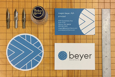 Beyer Architects Logo logo design