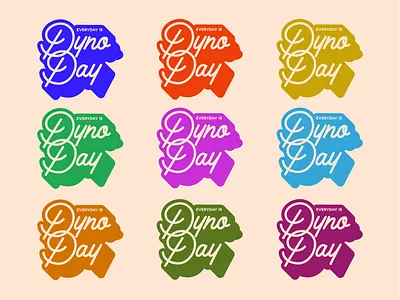 Rock Climbing Dyno Sticker bouldering branding climbing dyno logo retro rock rock climbing script sticker