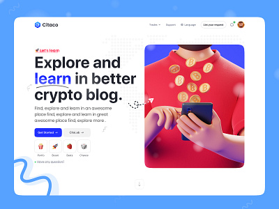 Crypto lab web UI design by Roohollah KOOHI for Oniex™ on Dribbble