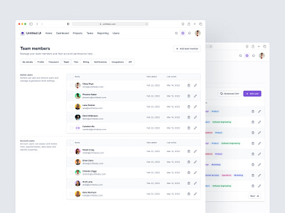 Team settings page — Untitled UI dashboard design system figma minimal preferences settings settings page simple tabs team management ui kit web app