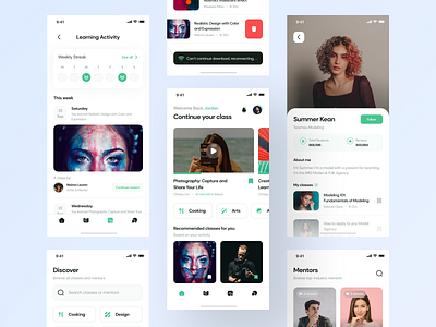 Lambda - Online Class App UI Kit android class course education elearning ios learn learning mobile mobile design online student teacher ui ui8 uidesign uikit uiux ux uxdesign