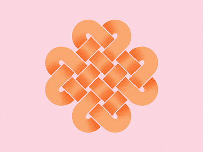 Vectober 04: Knot celtic day four gradient illustration inktober inktober 2021 knot noise vectober vectober 2021