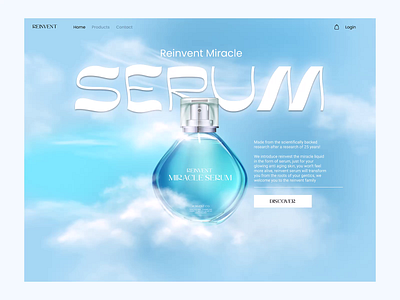 Skincare Website Design Landing Page beauty beauty product cosmetic cosmetic website cosmetics ecommerce landing landing page makeup salon shopify skin skincare skincare website store ui animation web design webflow website design wellness