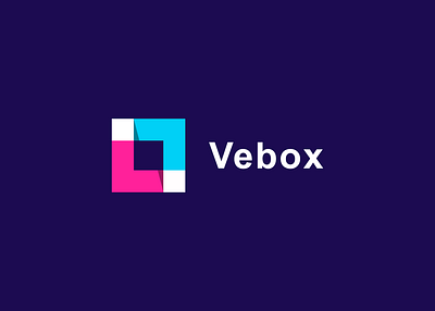 VeBoox logo box logo branding branding concept design graphic design icon identity illustration logo logo design logo design idea logo designer logo idea minimal modern logo motion graphics qualitity logo top logo vebox vector