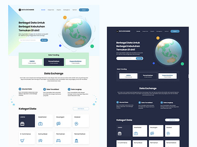 Data Exchange app design figma mobile app ui web webdesign