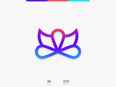 Infinity Lotus abstract app icon branding design flat graphic design graphic designer icon design illustration infinity icon infinity logo infinity lotus logo logo design logo designer logos lotus logo minimal logo modern logo vector