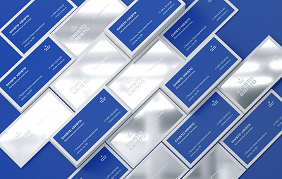 Chisto Kristo business card design 3d branding business cards design graphic design illustration logo logoped logotype mark russia symbol