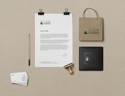 CF Branding Mockup branding business card clean design graphic design logo photoshop stationary vector