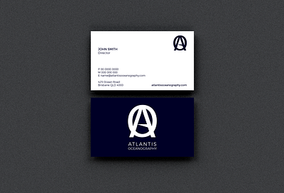 AO Business Card branding bus business card clean design illustration logo photoshop stationary vector