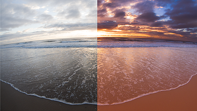 1770 - Agness Water - Photo Retouching Project australia beach enhancement photography photoshop retouching