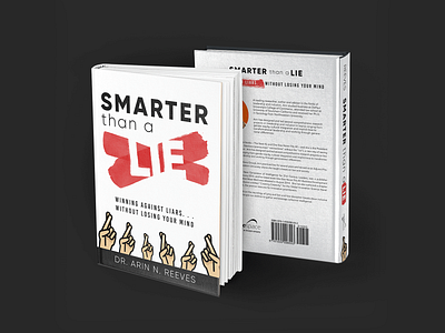 Smarter than a LIE bookcover design