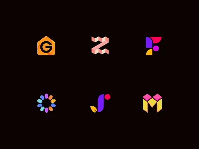 logos brand branding design icon identity logo logo design logo mark logos mark minimal modern monogram startup vector