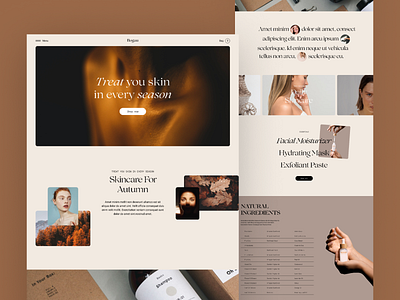 Skincare shop 🧖🏼‍♀️ concept e commerce skincare skincare shop ui ux website