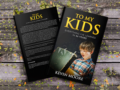 To My Kids bookcover design