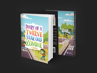 Diary of a Twelve Year Old Zombie bookcover design