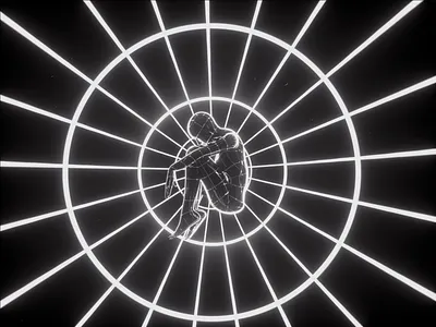 ⚫️ ⚪️ 3d 3d animation animation back and white blender character animation cinema 4d composition design graphic design grid houdini illustration minimal motion motion design motion graphics octane redshift rigging