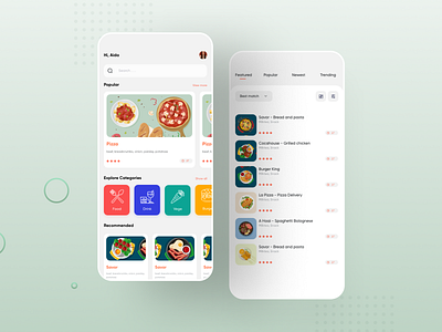 Food Delivery App app app designer design illustration ios minimal mobile mobile app design mobile apps mobile ui mobileapp mobileui new trend popular design ui ui design uiux ux designer ux ui design visual designer