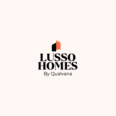 Lusso Homes Logo - Shortlet Apartments brand design brand identity branding deisng logo real estate shortlet vectore