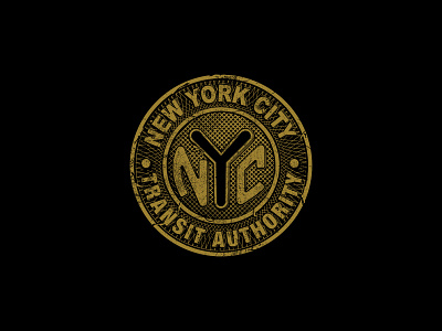 NYC Subway Token graphic designer illustration jamie stark new york city orange county graphic designer