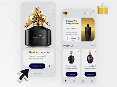 Perfume App Design 3d animation app design beauty app design branding design graphic design illustration logo mobile design motion graphics perfume app design ui ui design ui kits uidesign uiux user experience user interface design userinterface