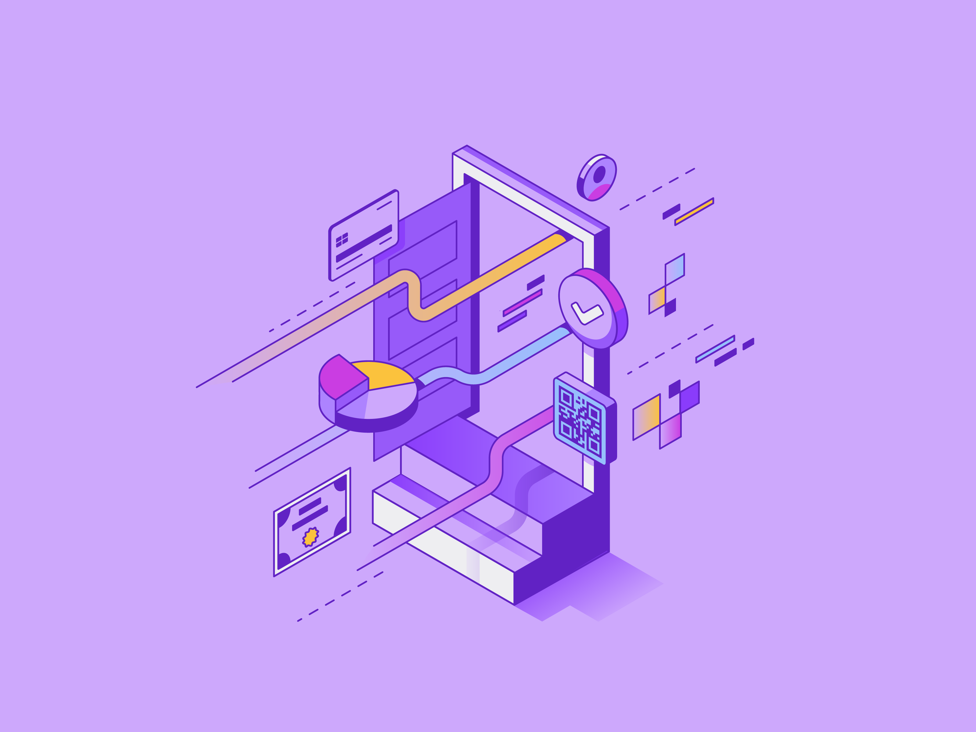 Example of Custom Isometric Illustrations