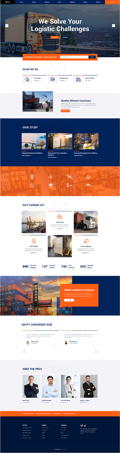 Logistics WordPress Website Design logistics logistics web template logistics website logistics website design wordpress logistics