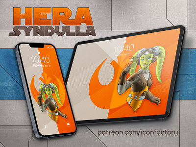 Hera Syndulla Wallpaper alien animation hera syndulla iconfactory ios macos patreon rebel alliance scifi star wars star wars rebels television wallpaper