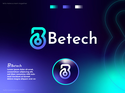 B letter tech logo design - unused a b c d e f g h i j k l m n b logo blockchain branding crypto logo design ecommerce gradient illustration lettermark logo logo design logo designer monogram o p q r s t u v w x y z a onixlab tech technology ui vector