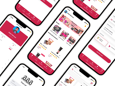 Cosmetics E-commerce Mobile App admin android app appgyver bangladesh buy creativerafat ecommerce figma ios maxrafat payment sell ui ux