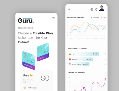 Portfolio dashboard Mobile app design by XLENT Studio app mobile app ui uiux ux