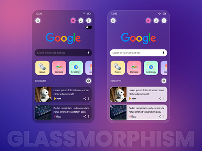 Google App ReDesign Concept google google app material mobile redesign ui design user interface