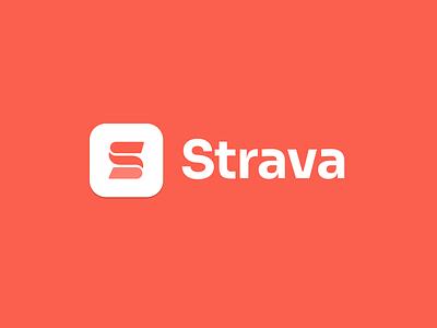Strava Race Ribbon: Logo Redesign app logo redesign strava