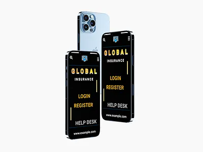 Figma - App UI Design figma global insurance login mobile design register