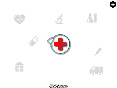 Medical Logo Concept ad advertisment brand identity branding design designer graphic design graphic designer hospital logo logo creator logo design logo designer logo maker logo types logos medical minimal red cross visual identity