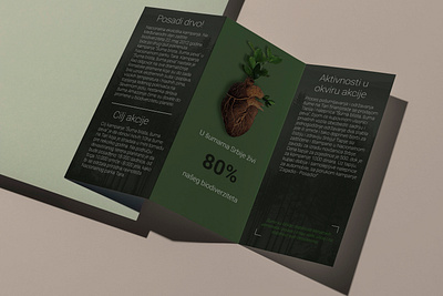 Leaflet - Back Side design designed leaflet graphic design illustrator leaflet photoshop tree