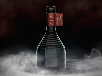 Minos™ Absinthe 3d cgi graphic design label labeldesign packaging packagingdesign productrender render