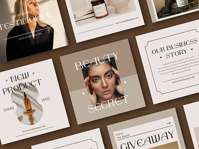 SAKA - Brand Instagram Template makeup